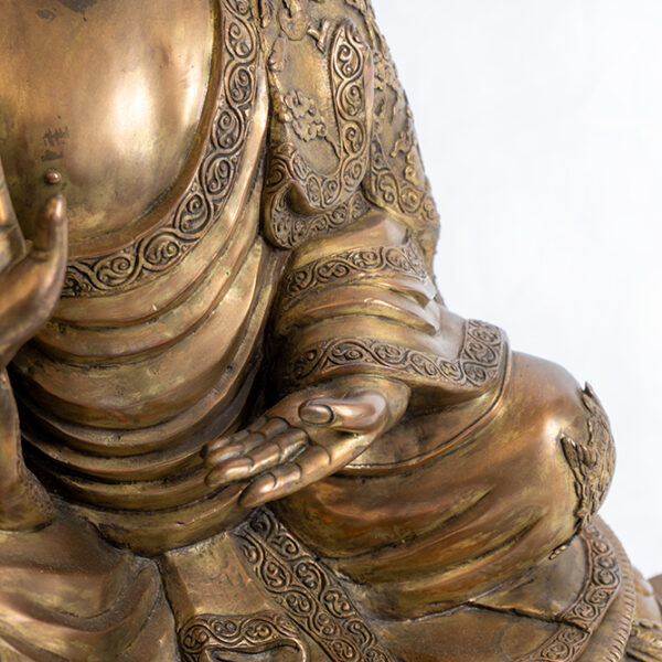 鎏金銅釋迦牟尼佛坐像 S202000020 中